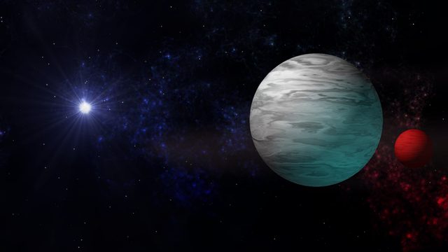 Free space universe planet illustration