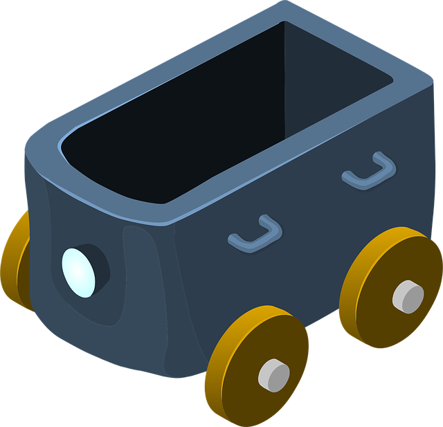 Free Trolley Railway vector and picture