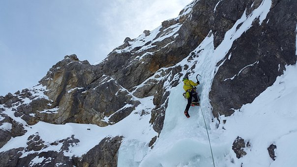 Free Ice Climbing Alpinism photo and picture