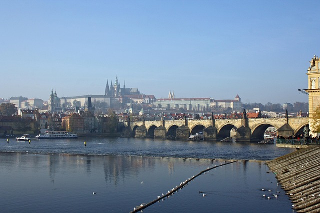 Stadt, Architektur, Fluss, Gewässer