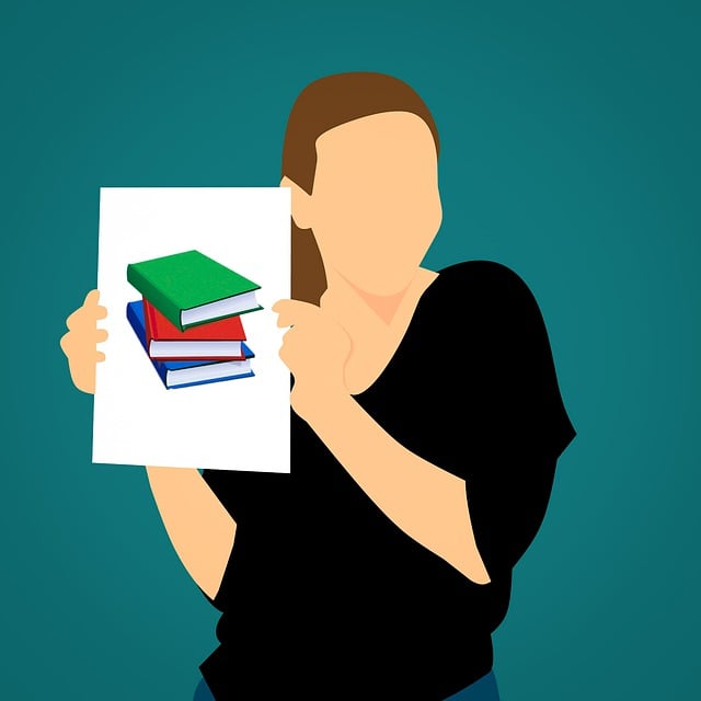 Free learning studying books illustration