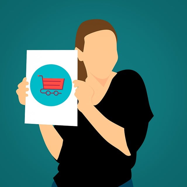 Free shopping sale cart illustration