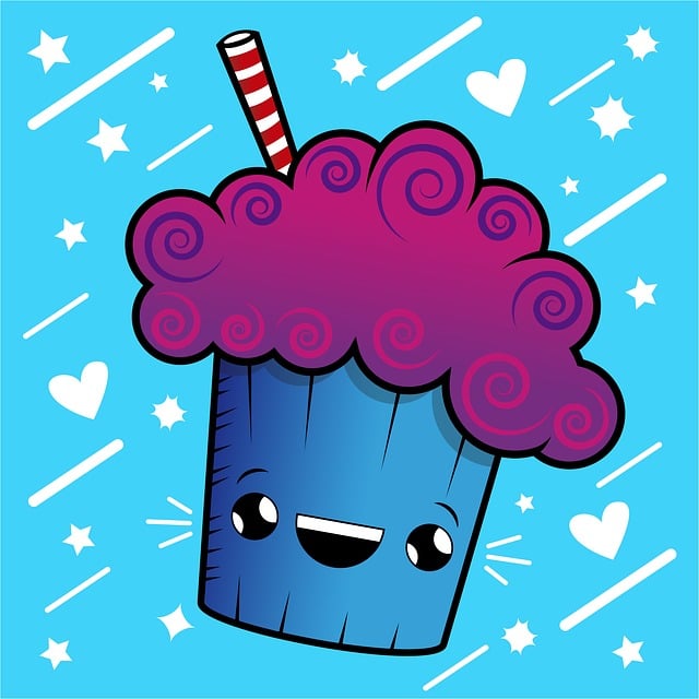 Free ice cream drink cream illustration