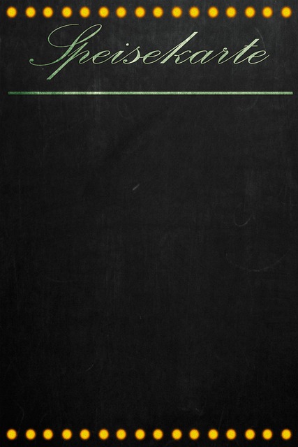 Free Menu Board photo and picture
