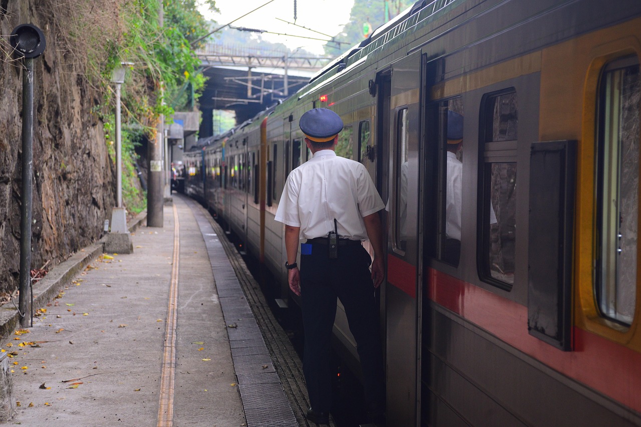 Railway Train - free online jigsaw puzzle photo