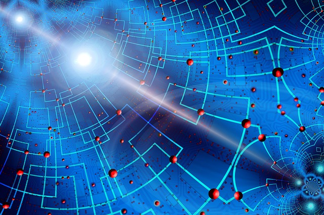 Free trace circuit board technology illustration