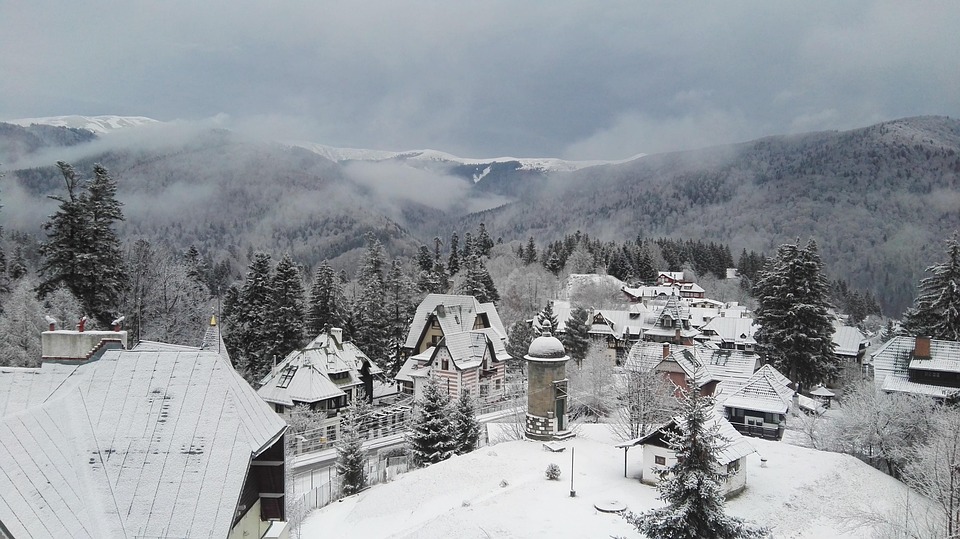 Rumänien, Winterlandschaft