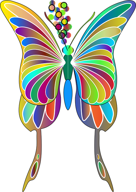 Free butterfly animal insect vector