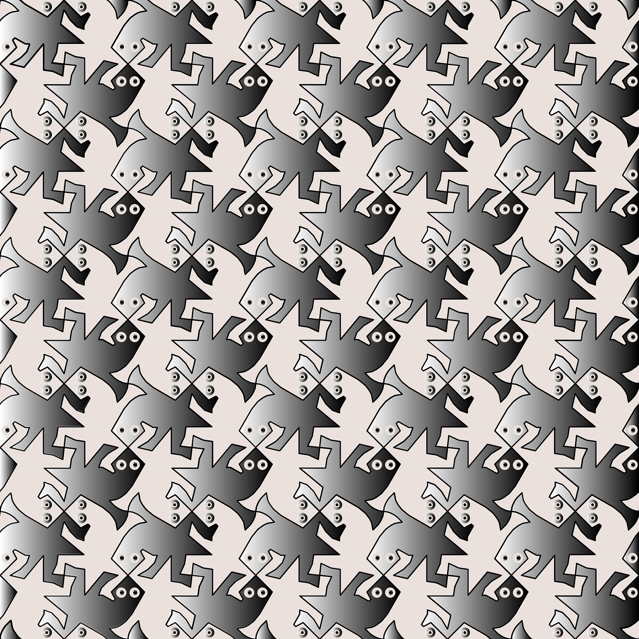 Free seamless tessellation background vector