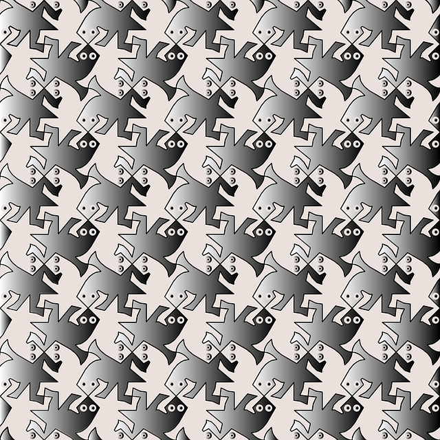 Free seamless tessellation beautiful wallpaper vector