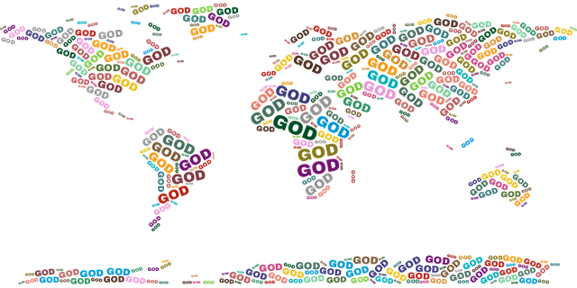 Dios, Tierra, Mapa, Fronteras