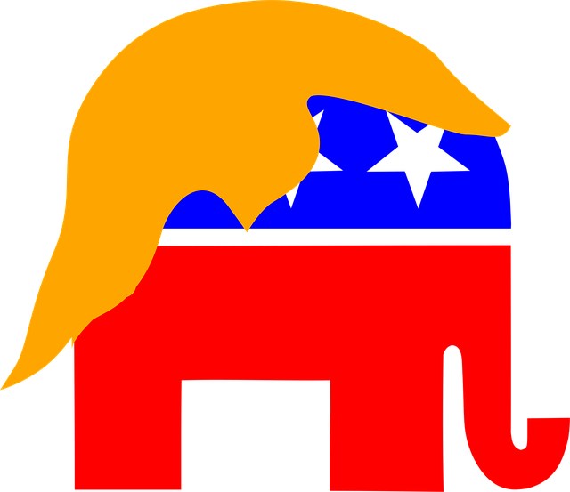 Free celebrity donald trump gop vector