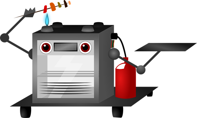 Free Stove Character vector and picture