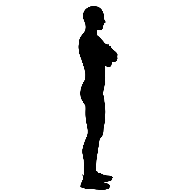 Free standing up afoot vector