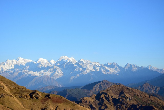 Nepal, Bjerg, Bjergkæde, Natur, Bjergtop