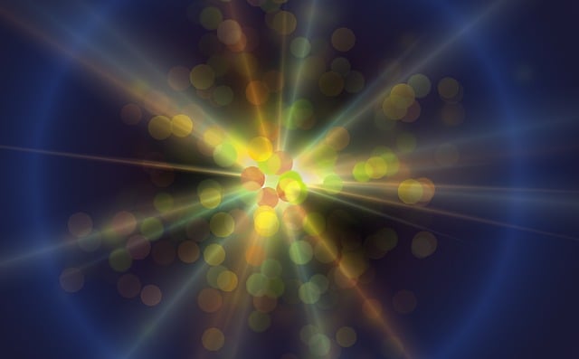 Free blur star bokeh illustration