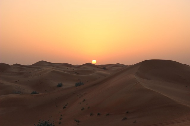 Desierto, Ninguna Persona, Atardecer