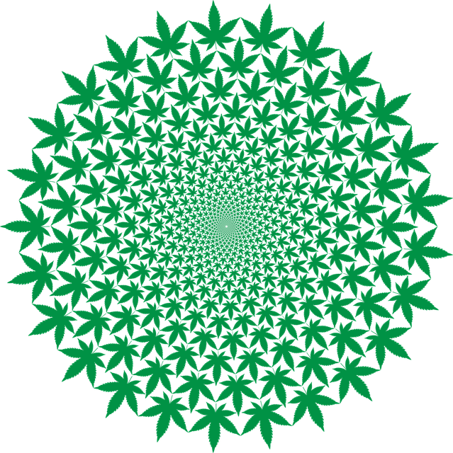 Free pot cyclone hemp vector