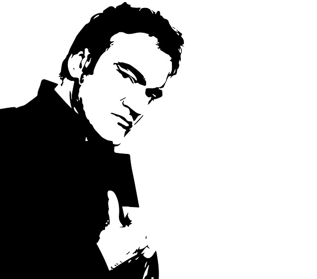 Free tarantino celebrity director illustration