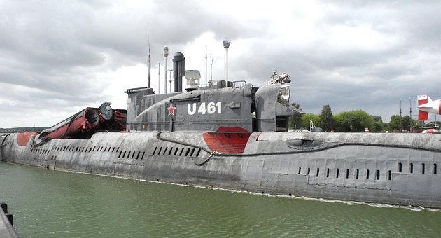 Horizontal, Port, Military, Warship