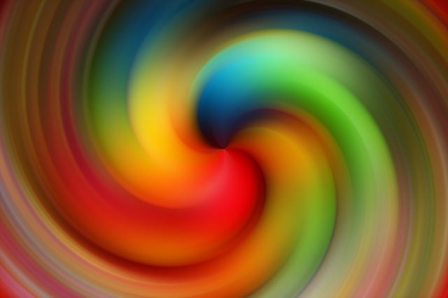Free abstract spiral art illustration