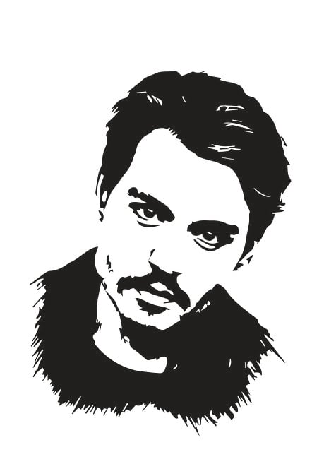 Free one portrait man illustration
