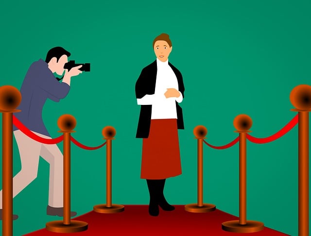 Free red carpet actress famous illustration