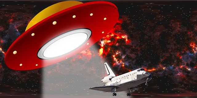 space, spaceship, space shuttle, ufo