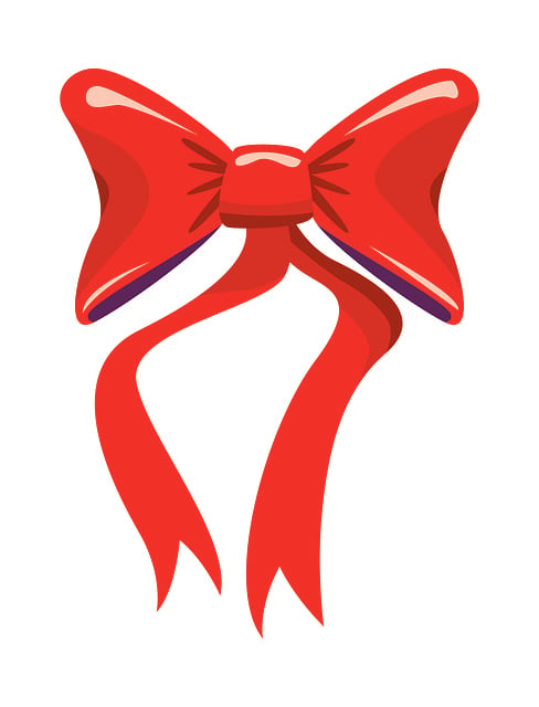 Free bow satin thread illustration