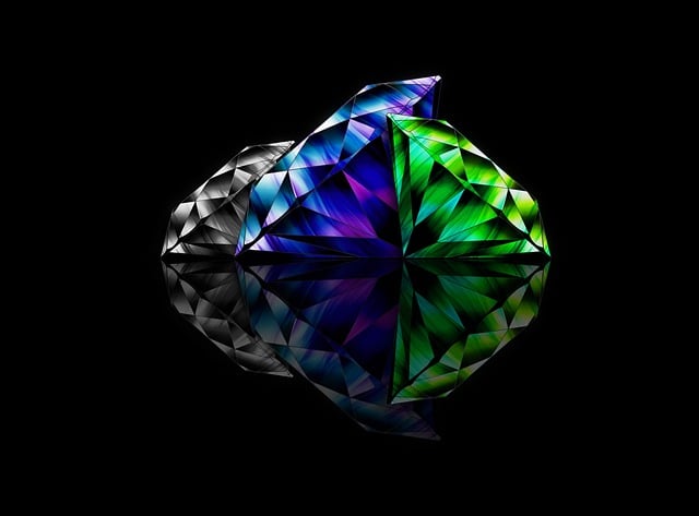 Free jewel gemstone crystalline substance illustration