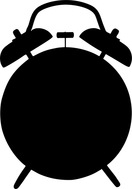 Free alarm clock time illustration