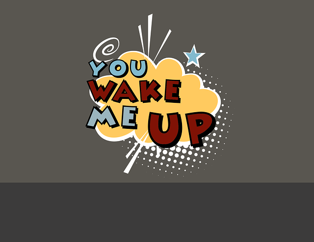 Free stand up wake-up wake up vector