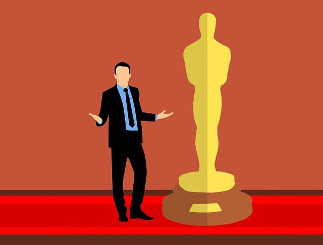 Free red carpet oscar academy illustration