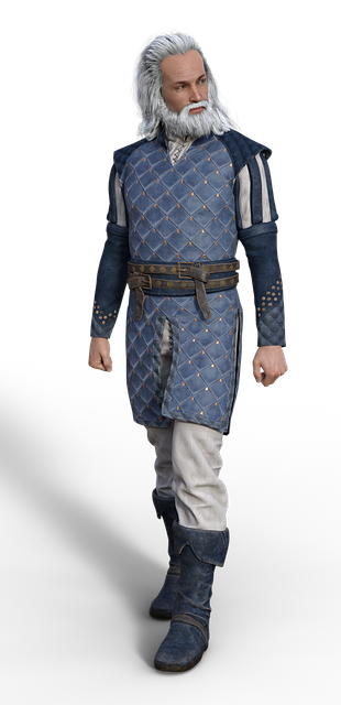 Free man nobleman middle ages illustration