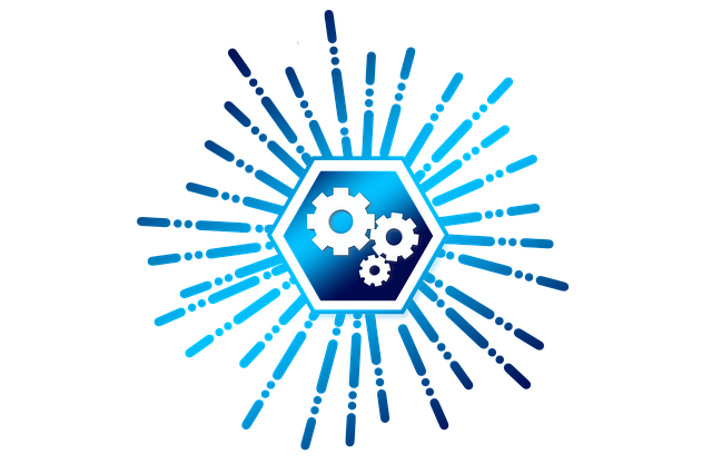 Free icon star gears illustration