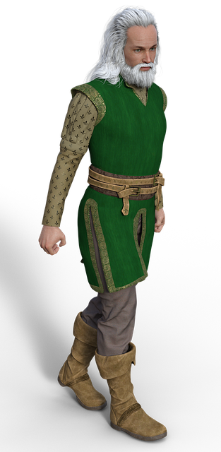 Free man nobleman middle ages illustration