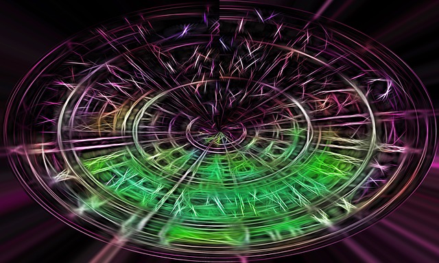 Free abstract insubstantial round illustration