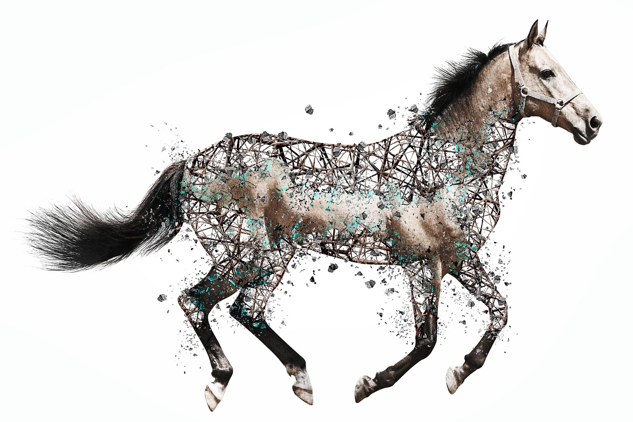 Horse - free online jigsaw puzzle photo