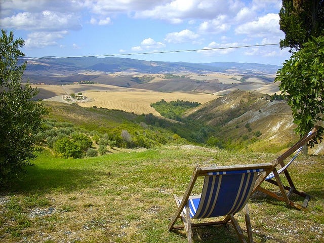Stuhl, Draußen, Natur, Landschaft