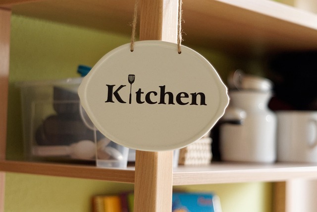 Küche, Schild, Kochen