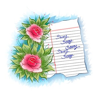 Free Sorry Sorry Design illustration and picture