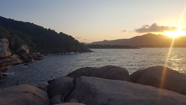 Free Water Sunset photo and picture