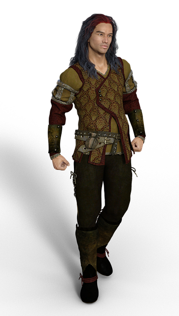 Free man nobleman middle ages illustration