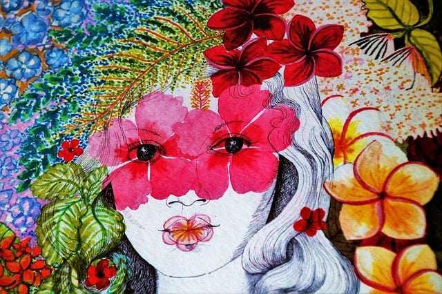 Free piece image flower illustration