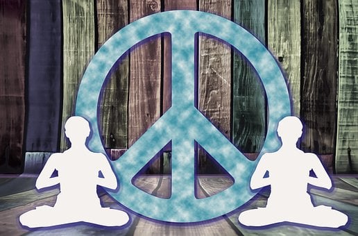 Free Yoga Peace illustration and picture