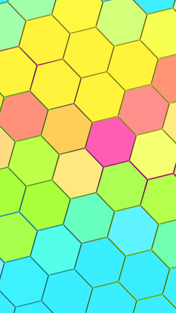 Geometrisk, Farverig, Pastel, 3D, Former