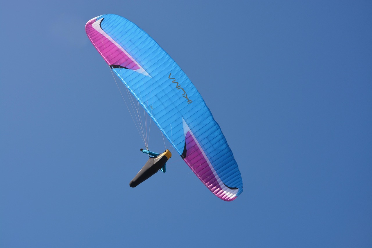 Paragliding - free online jigsaw puzzle photo
