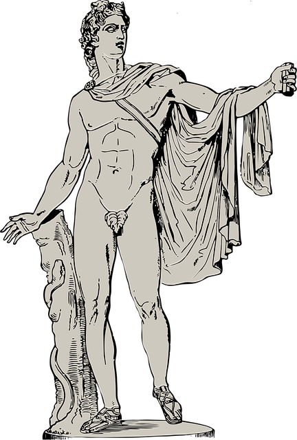 Free apollo greek greek statue vector