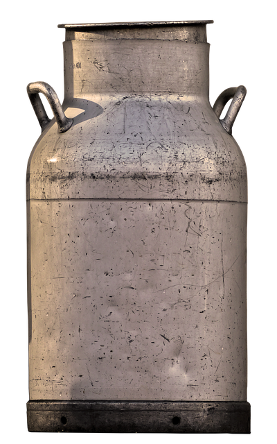 Free milk can metal historical illustration