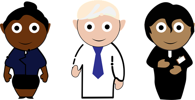 Free work people boss employee vector